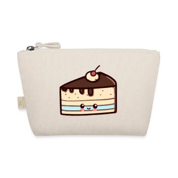 Mocha cake piece, delicious! - Organic Pouch - nature - Front