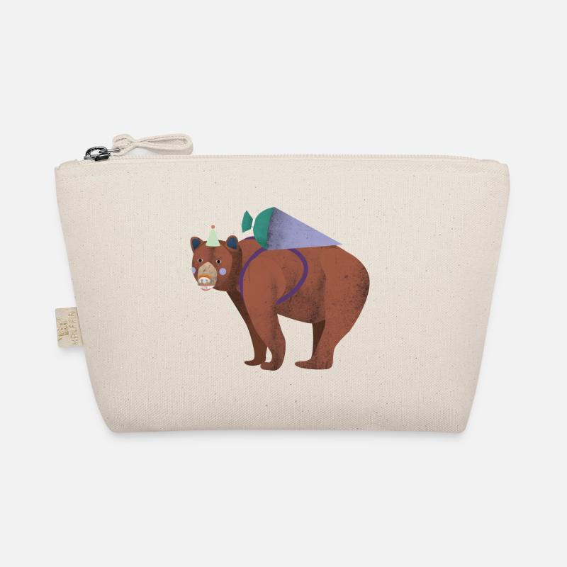 School Cones Bear Organic Pouch