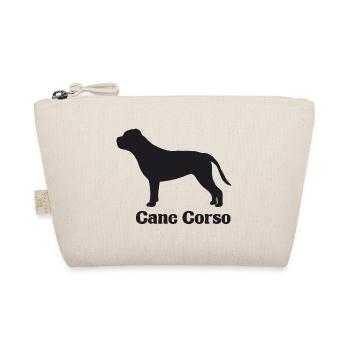 Cane Corso Silhouette - Bio-Täschchen - Natur - Vorne