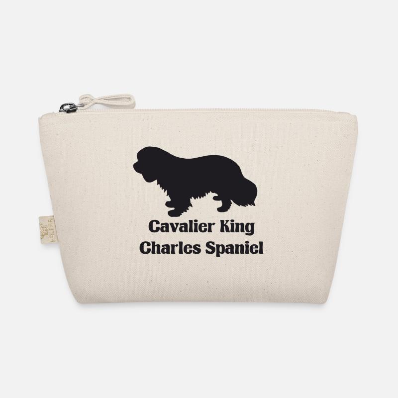 Cavalier King Charles Spaniel Silhouette Bio-Täschchen