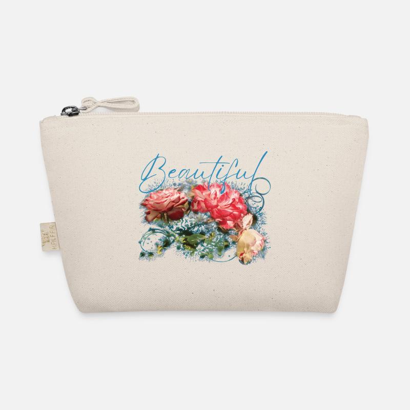 Beautiful Flora Flowers Organic Pouch