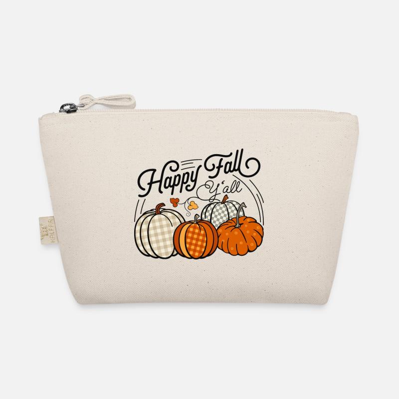Happy Fall Y'All Fall Pumpkins Organic Pouch