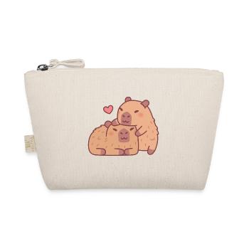Câlins mignons Capybara Saint-Valentin - Trousse biologique - nature - Devant