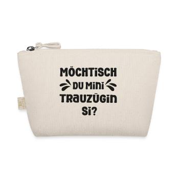 Möchtisch du min Trauzügin si Schweiz Trauzeugin - Bio-Täschchen - Natur - Vorne
