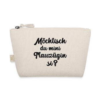 Möchtisch du min Trauzügin si Trauzeugin Schweiz - Bio-Täschchen - Natur - Vorne