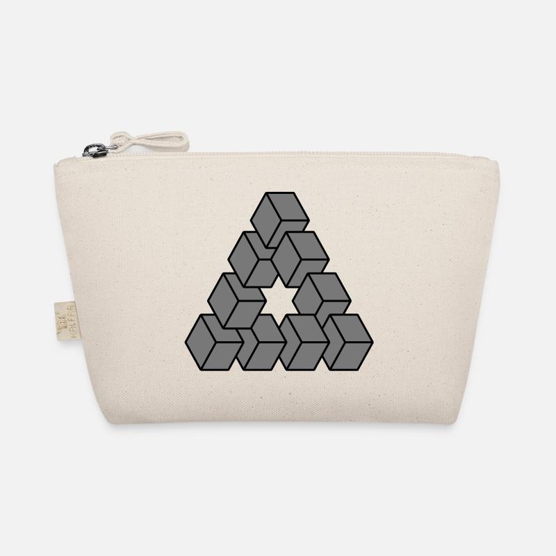 Optical illusion - Impossible figure Organic Pouch