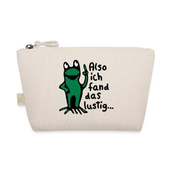 Frog + spell - Organic Pouch - nature - Front