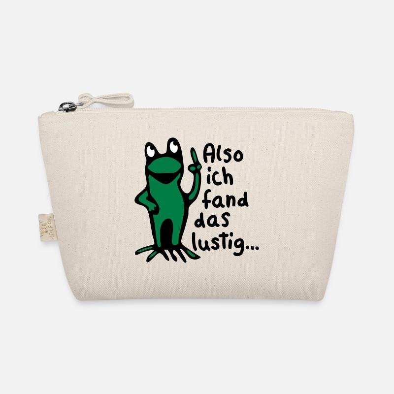 Frosch + Spruch Bio-Täschchen