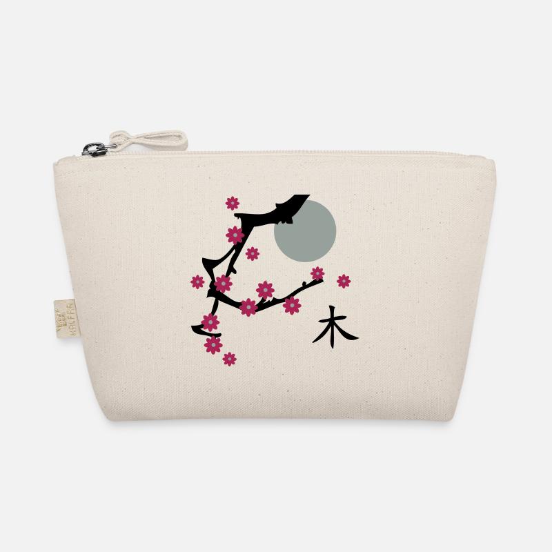 Kirsch Blüte-Cherry blossoms Bio-Täschchen