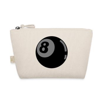 8 Ball - Bio-Täschchen - Natur - Vorne