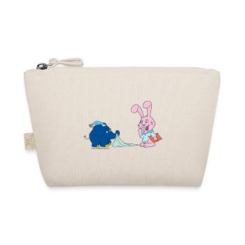 Elephant and rabbit are tired - Organic Pouch - nature - Front