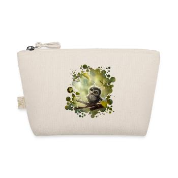Kleine Eule - Bio-Täschchen - Natur - Vorne