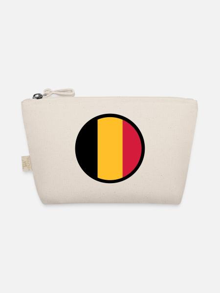 Im Zeichen von Belgien - Bio-Täschchen - Natur - Vorne