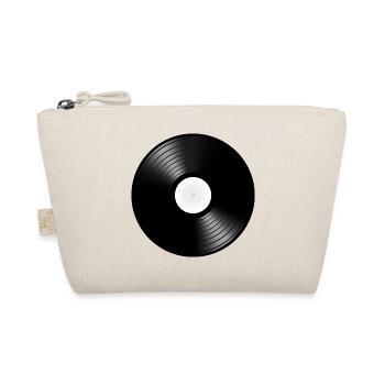 vinyl gramophone record disc turntable DJ - Organic Pouch - nature - Front