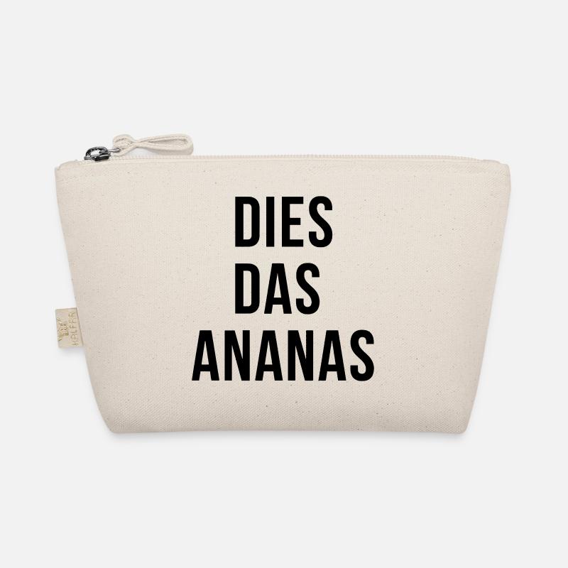 DIES DAS ANANAS - Bio-Täschchen - Natur