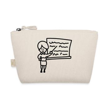Lehrerin - Line - Bio-Täschchen - Natur - Vorne