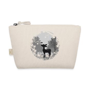 un faon avec un papillon - Trousse biologique - nature - Devant