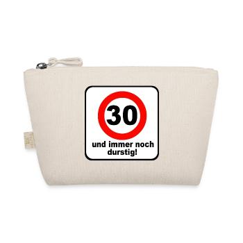 30.Geburtstag , immer noch Durst (25) - Bio-Täschchen - Natur - Vorne
