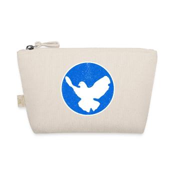 Dove of Peace - blue - Bio-Täschchen - Natur - Vorne