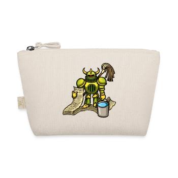 Bucket Knight - Organic Pouch - nature - Front