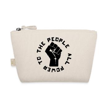 ALL POWER TO THE PEOPLE ROUND - Trousse biologique - nature - Devant