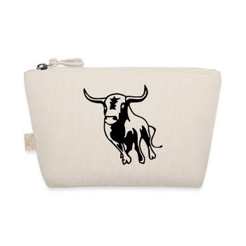 Stier,Torero,Bulle,Matador, - Bio-Täschchen - Natur - Vorne