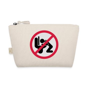 Kotzen verboten | puke | Spit | Vomit not allowed - Organic Pouch - nature - Front