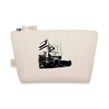 Schwedischer LKW - Bio-Täschchen - Natur - Vorne