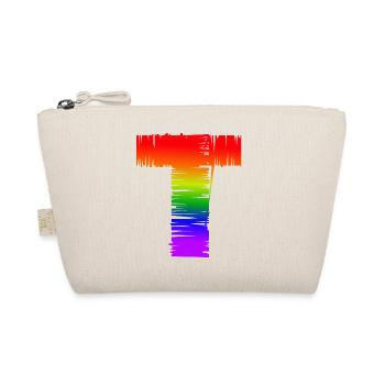 Rainbow T - Organic Pouch - nature - Front