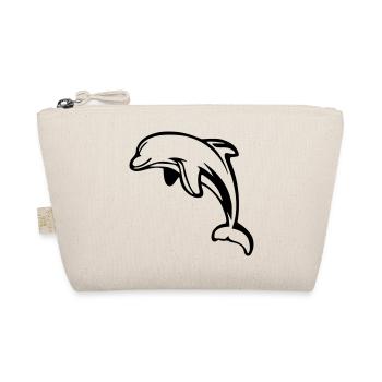 Dolphin Animal Sea - Organic Pouch - nature - Front