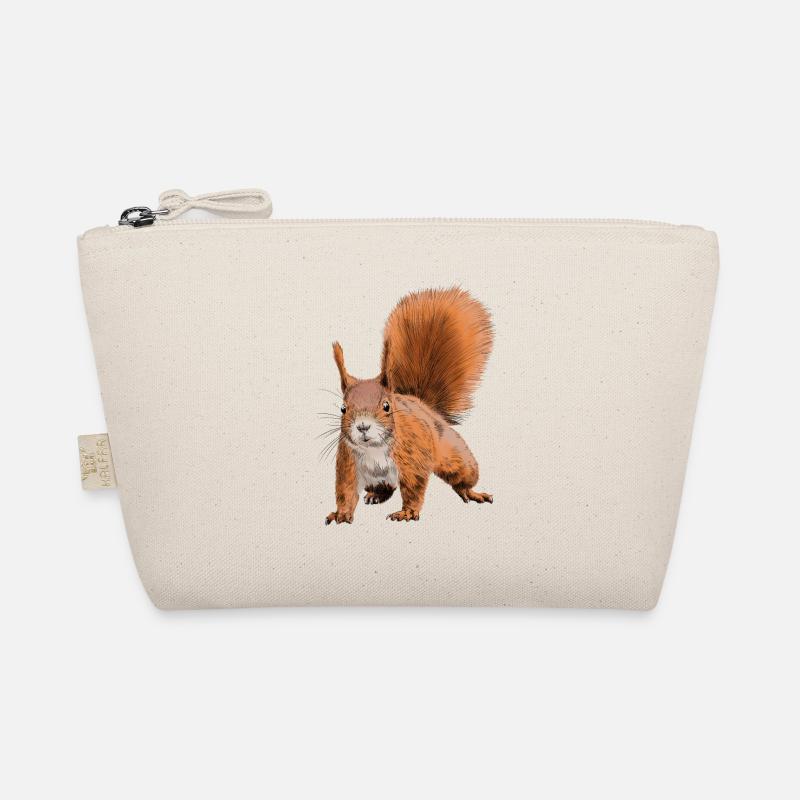 Fabelhafter Eichhörnchen Druck - Bio-Täschchen - Natur
