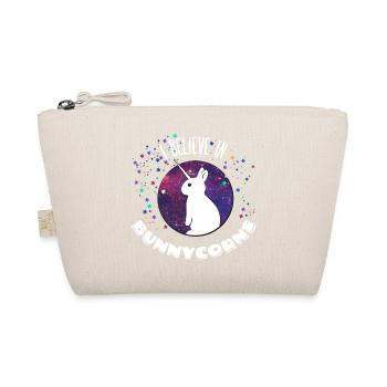 i believe in bunnycorns unicorns bunnies rabbit - Organic Pouch - nature - Front