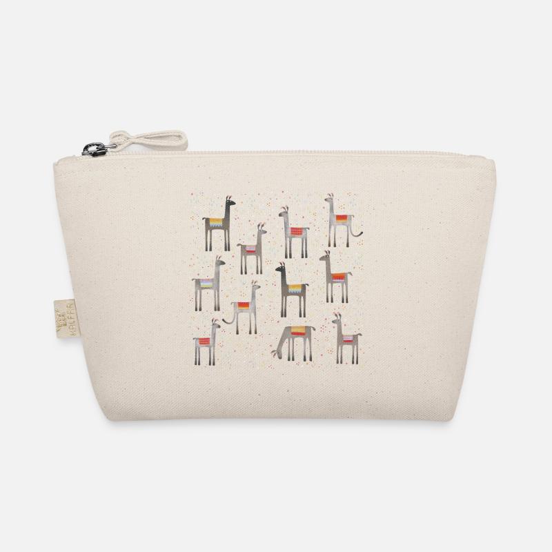 Llamas in a Meadow Organic Pouch
