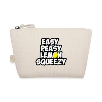 easy peasy lemon squeezy - Bio-Täschchen - Natur - Vorne