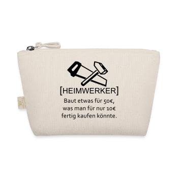 Heimwerker - Bio-Täschchen - Natur - Vorne
