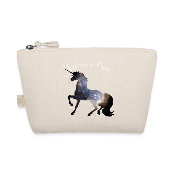 unicorn universum einhorn sterne magie unsterblich - Bio-Täschchen - Natur - Vorne