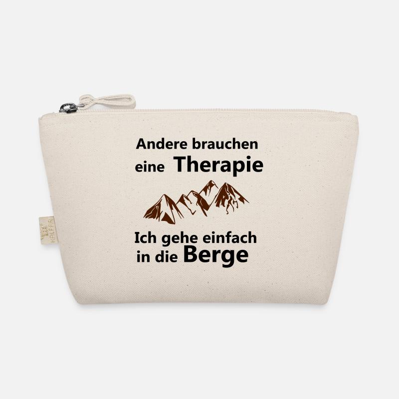 Therapie Berge - Bio-Täschchen - Natur