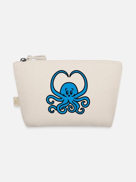 Squid heart - Organic Pouch - nature