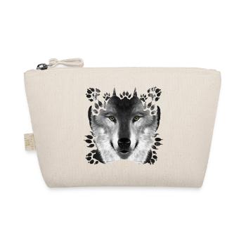Wolf - Bio-Täschchen - Natur - Vorne