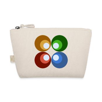 Retrokreise bunt - Bio-Täschchen - Natur - Vorne