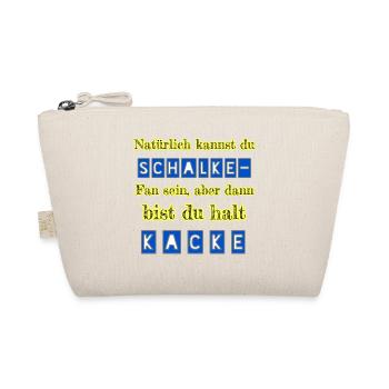 Schalke - Kacke - Bio-Täschchen - Natur - Vorne