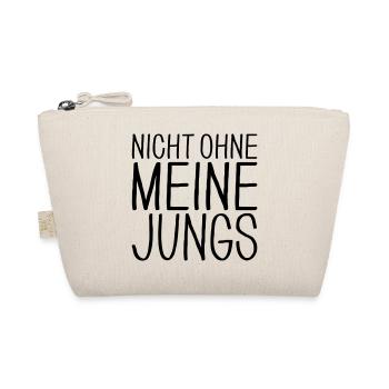 Nicht ohne meine Jungs - Bio-Täschchen - Natur - Vorne