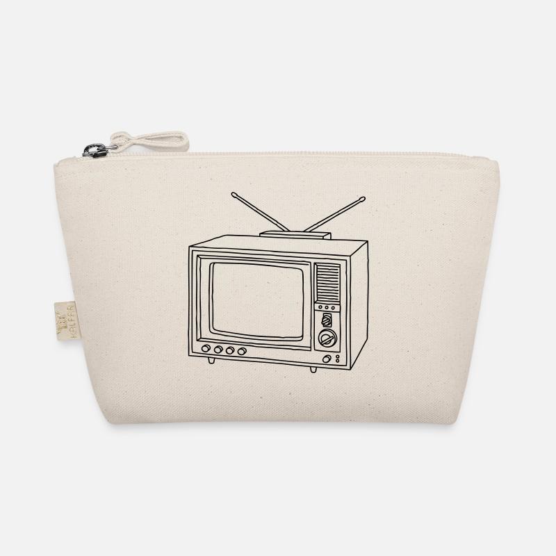 Fernseher Fernsehapparat - Bio-Täschchen - Natur