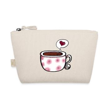 Café j'aime la tasse de café bande dessinée je cadeau - Trousse biologique - nature - Devant