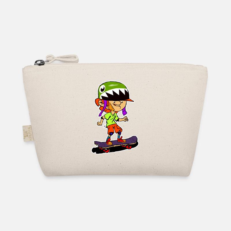 Sharkhelm Skateboy - Bio-Täschchen - Natur