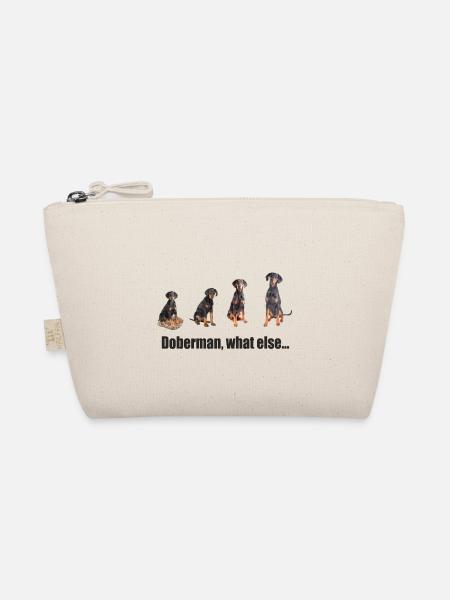 Doberman, what else ... - Organic Pouch - nature - Front