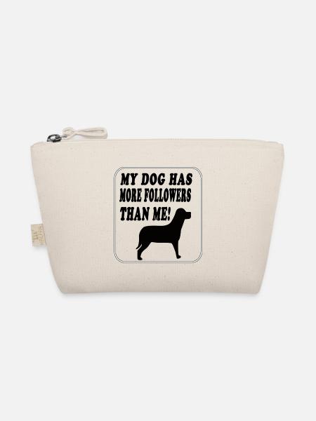 DOG FOLLOWERS - Bio-Täschchen - Natur - Vorne