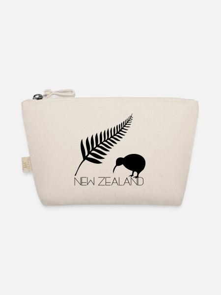 Neuseeland Bootfahren und Kiwi - Bio-Täschchen - Natur