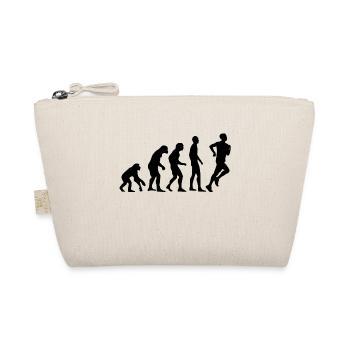 Human Evolution Jogging - Bio-Täschchen - Natur - Vorne