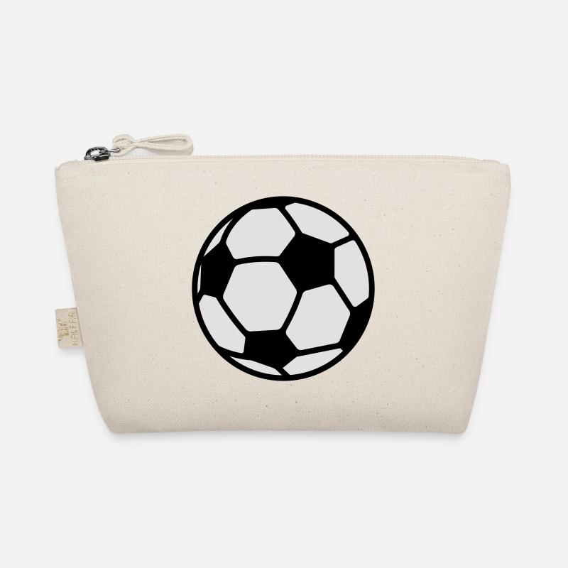 Fußball - Bio-Täschchen - Natur